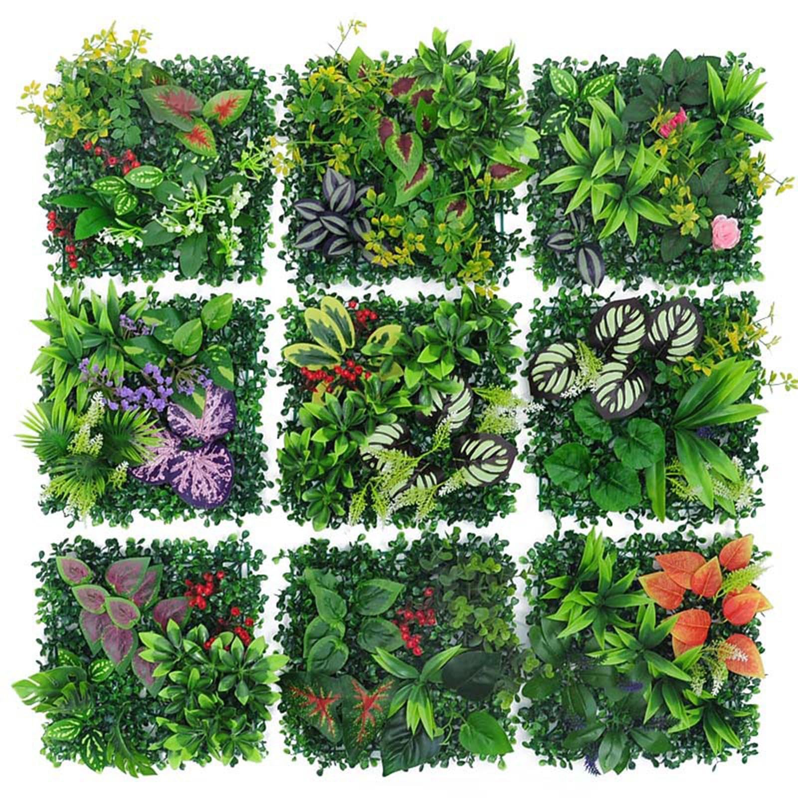 Enakshi® 9.8x9.8inch Simulation Grass Greenery Wall Panel Decor for Terrace, Bathroom Style A|Home & Garden | Home D?©cor | Floral D?©cor-image-40