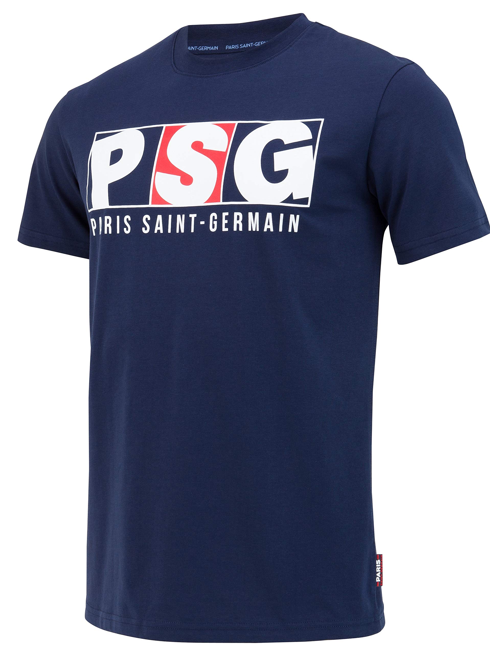 Paris Saint-Germain T-Shirt PSG - Collection Officielle Adulte Homme 100% Coton, Lavable 30°