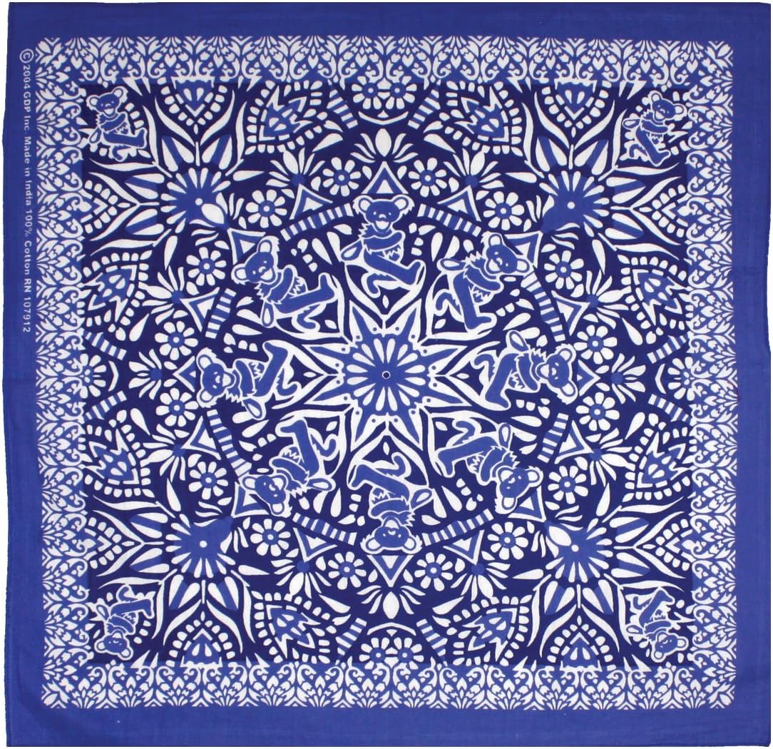 Sunshine JoyGrateful Dead Dancing Bear Mandala Bandana