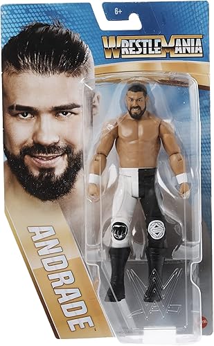 Miniatura 2 de WWE Mattel Wrestlemania 37 Andrade - Figura de acción de 6 pulgadas, coleccionable y regalo para edades de 6 años en adelante