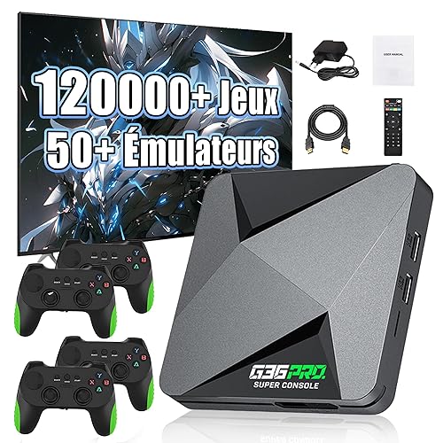 G36 Pro Console de Jeu Rétro, Émulateur Vidéo avec 120000+