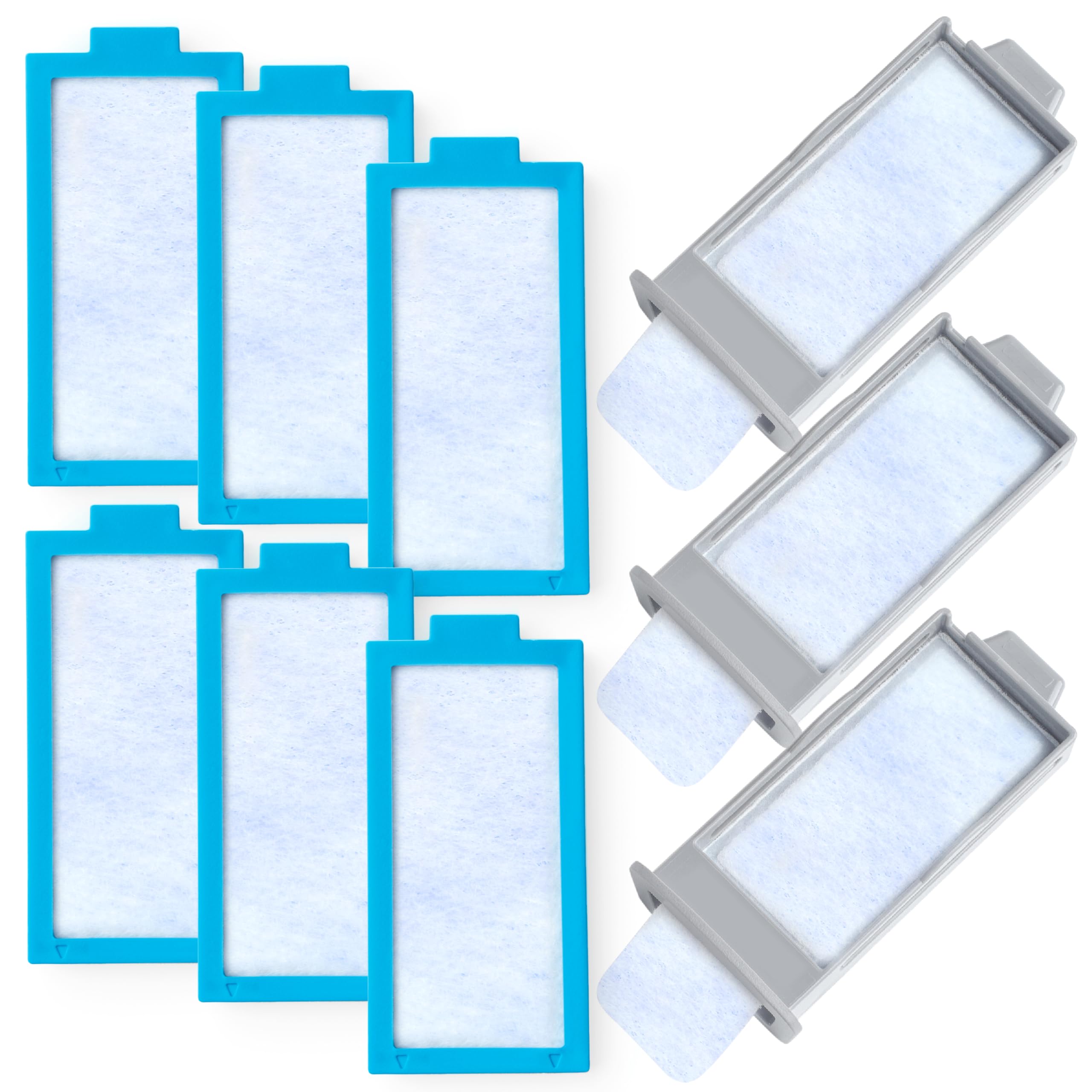 resplabs CPAP Filters Compatible with The Philips Respironics DreamStation 2 Machine. 6 Disposable, 3 Reusable (Pack of 9)