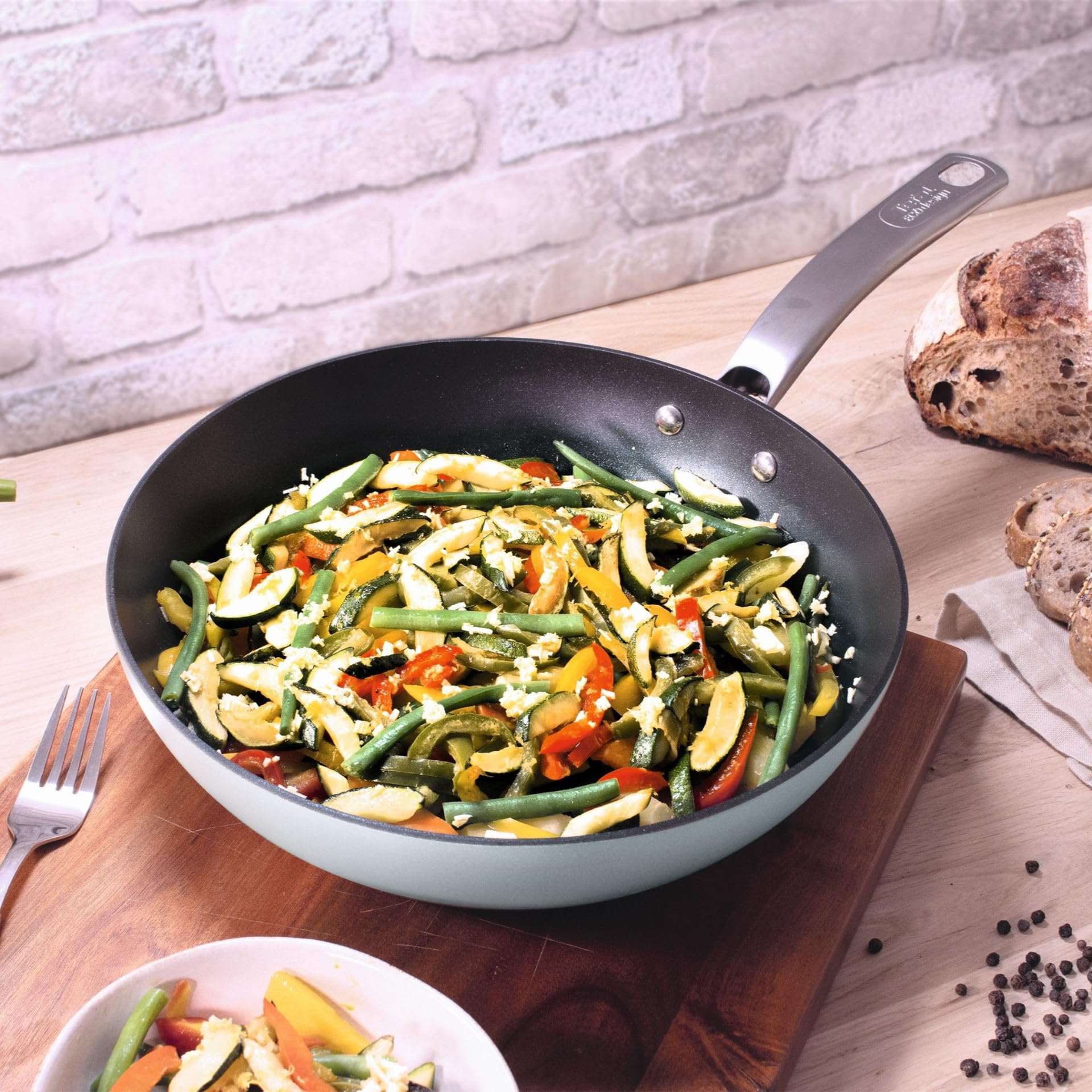 Tefal Wok, 28 cm, recycelt, für alle Herdarten + Induktion – G2911953