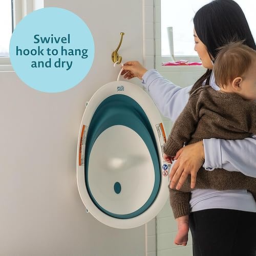 Miniatura 7 de The First Years Sure Comfort - Bañera plegable para bebé, diseño de 2 posiciones, bañera de viaje ligera y portátil para bebé, de 0 a 18 meses