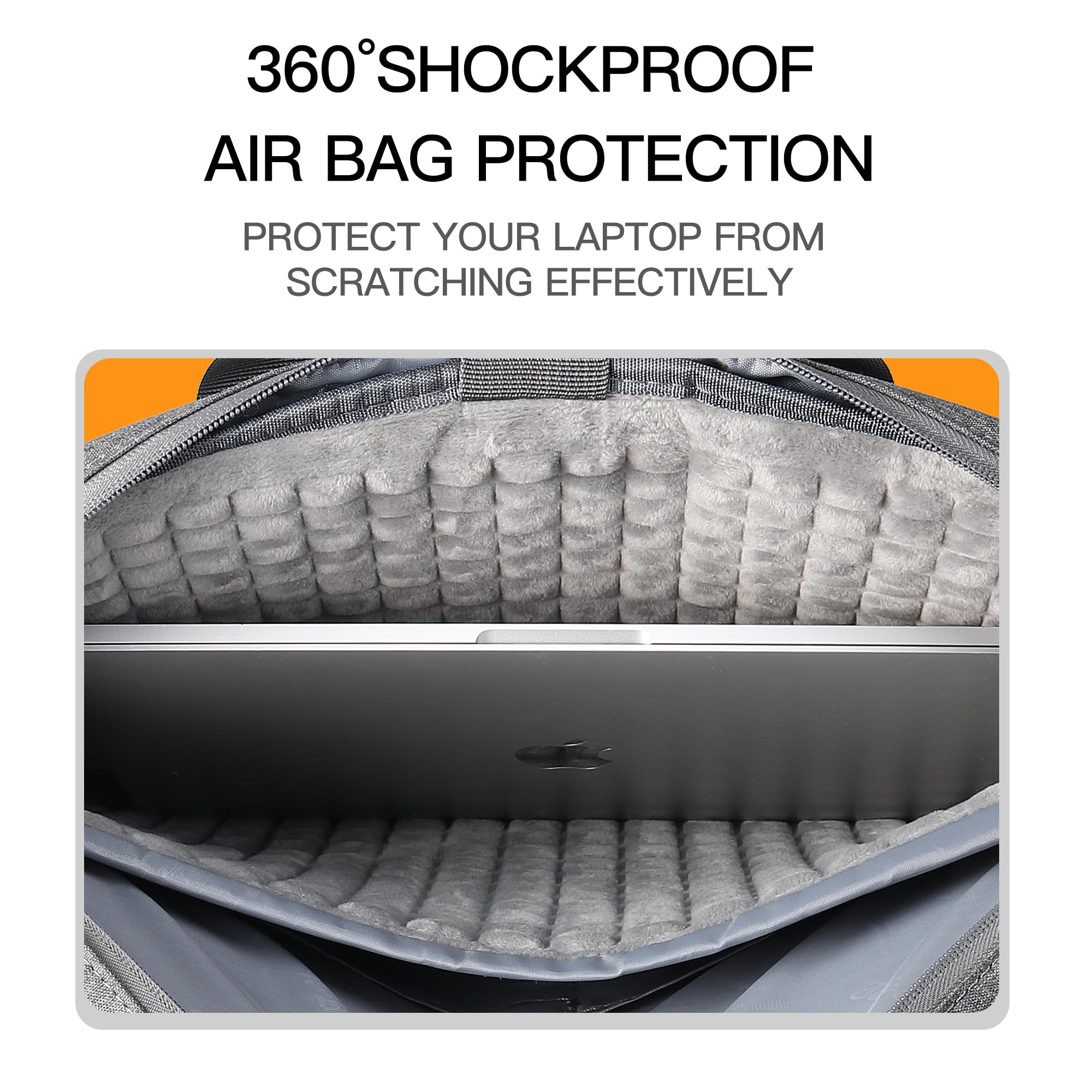 TAIKESEN Laptop Case Bag with 360°Protective Air Bag, Computer Shoulder Carrying Briefcase for 15-16 Inch Laptop