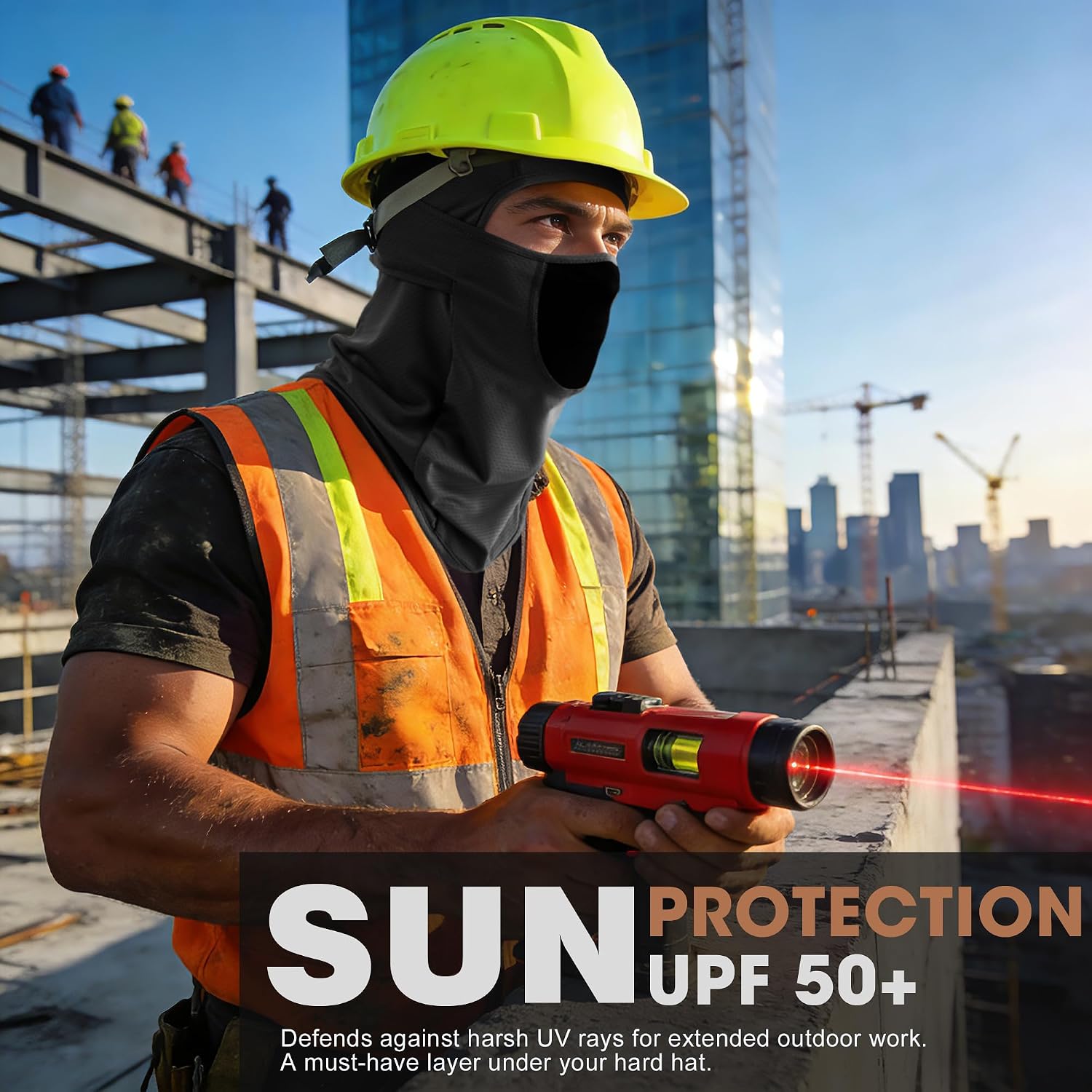WTACTFUL Summer Thin Balaclava Ski Mask, Motorcycle Breathable UV Protector for Men & Women