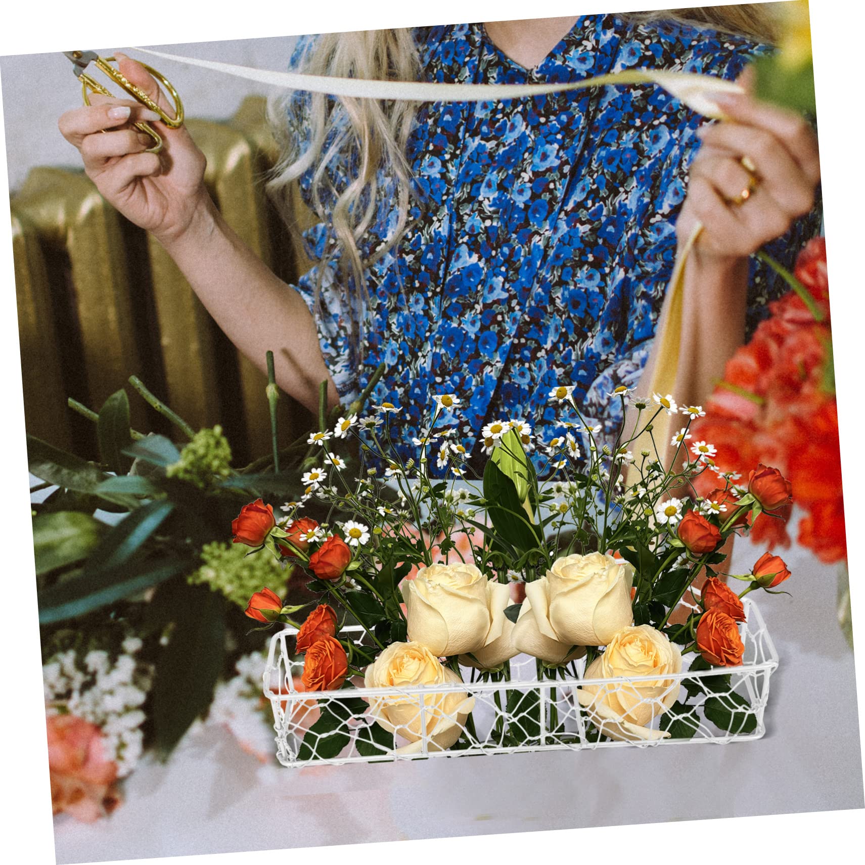 春リース・夏リース・フレーム飾り・✽専用 Amazon.co.jp: Kisangel 多肉花盆 用アイアン製リースフレーム