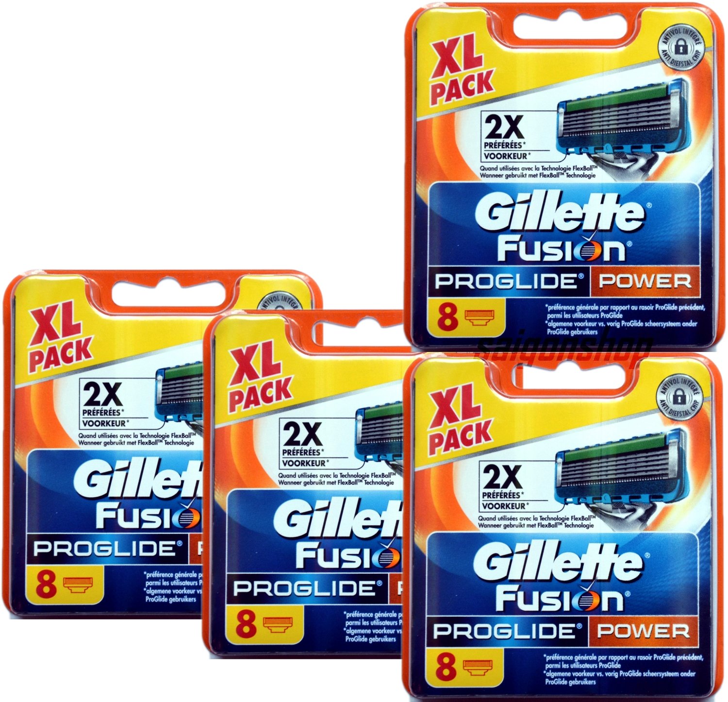 Gillette Fusion ProGlide Power Rasierklingen 32 Stück