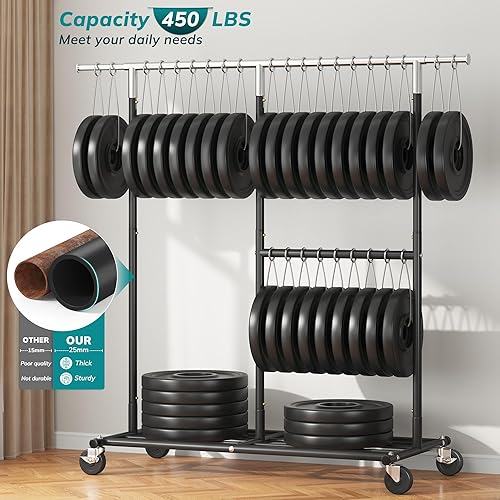 Miniatura 7 de Raybee Perchero para Ropa Resistente 200+LBS, Percheros para Colgar Ropa, Perchero de Metal con Ruedas, Perchero Comercial para Prendas Rodante