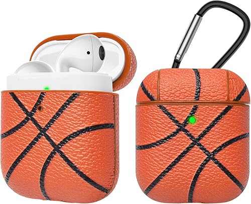 Vista 8 de Tekcoo Funda para AirPods, [LED frontal visible] Funda de accesorios para AirPods compatible con Apple Airpods 1 y AirPods 2, interior de plástico