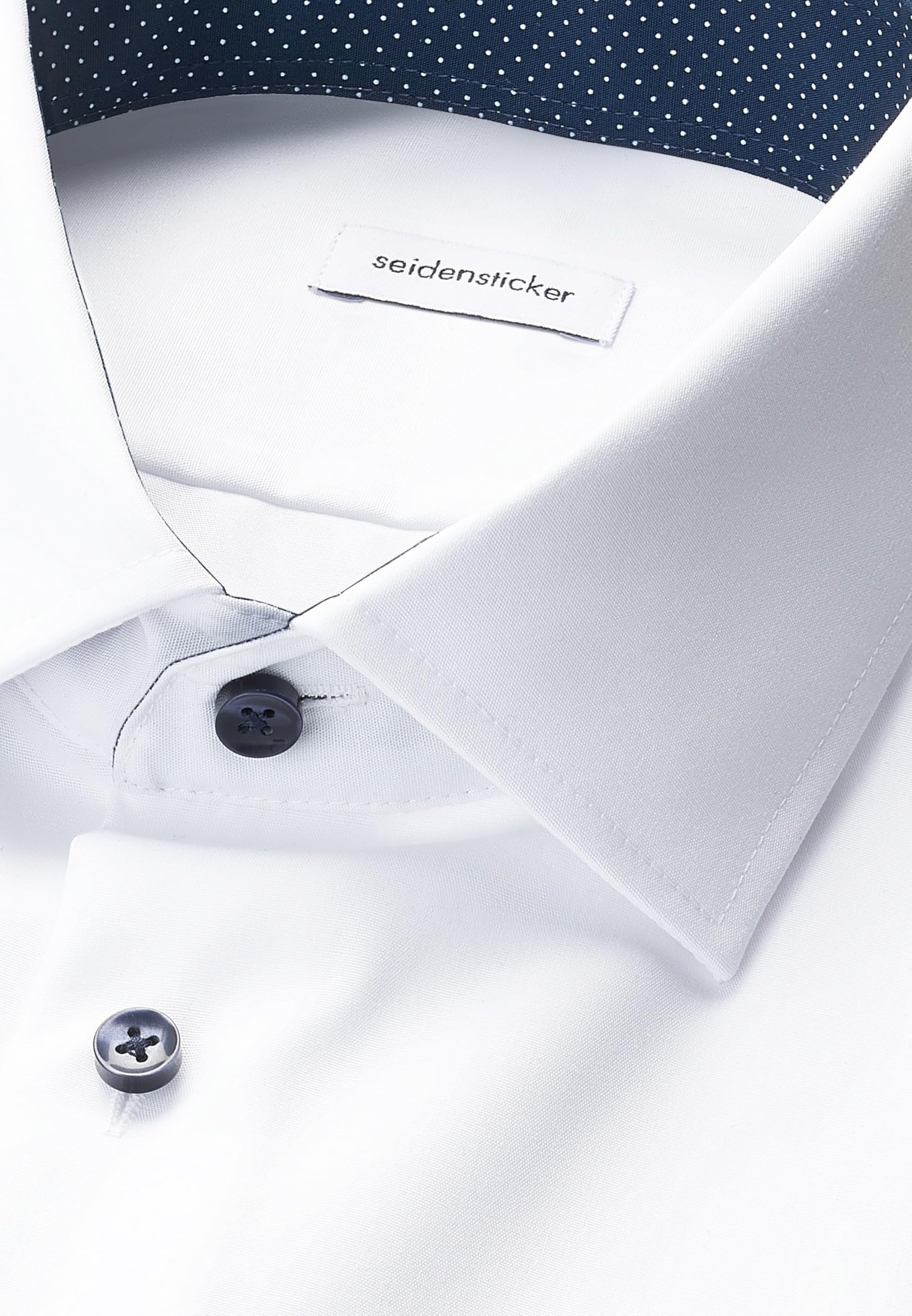 Seidensticker Camicia Business da Uomo - vestibilità Sagomata - No Stiro - Collo Kent - Manica Lunga - 100% Cotone
