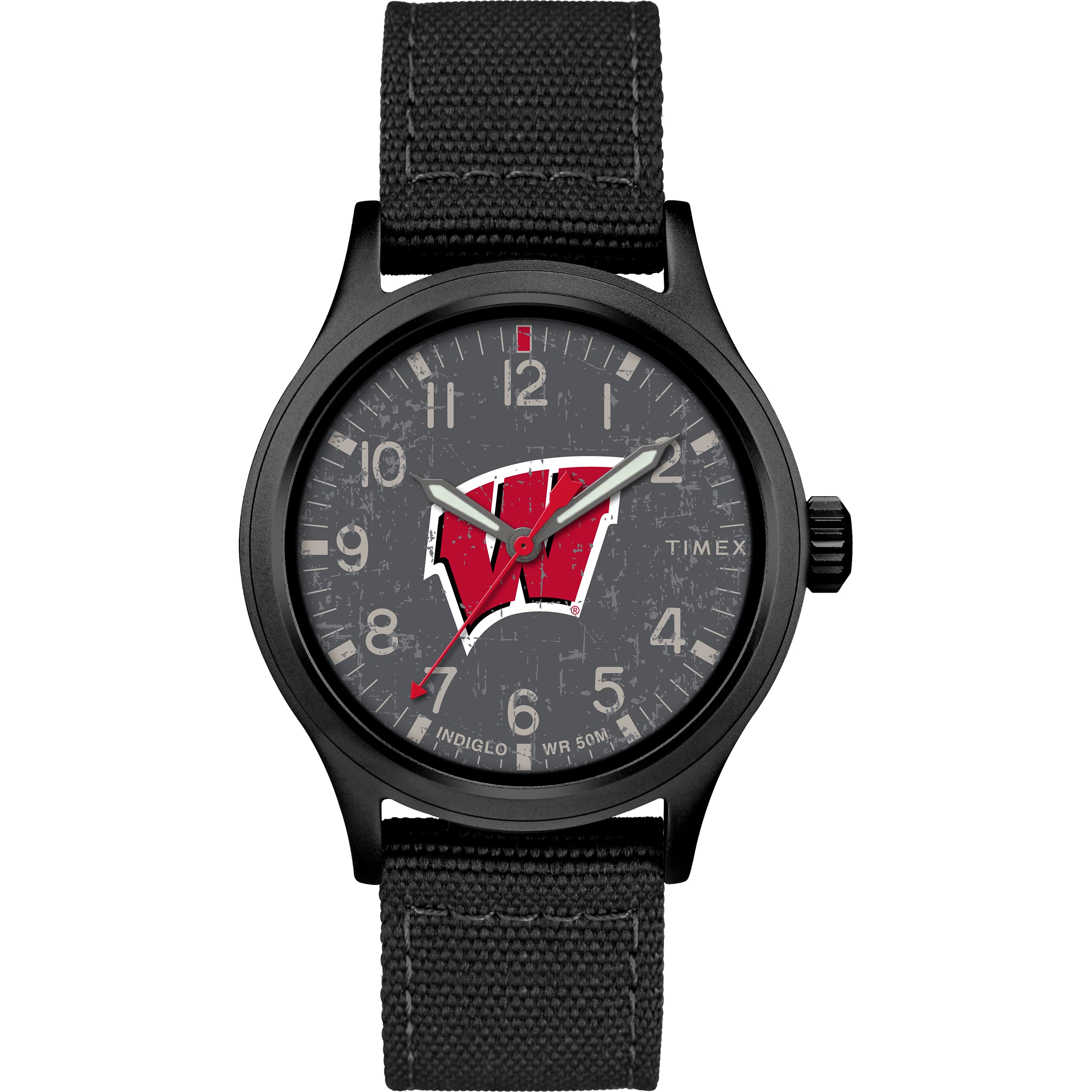 Timex Tribute - Bracciale in tessuto al quarzo, da uomo, Collegiate Scout, 40 mm
