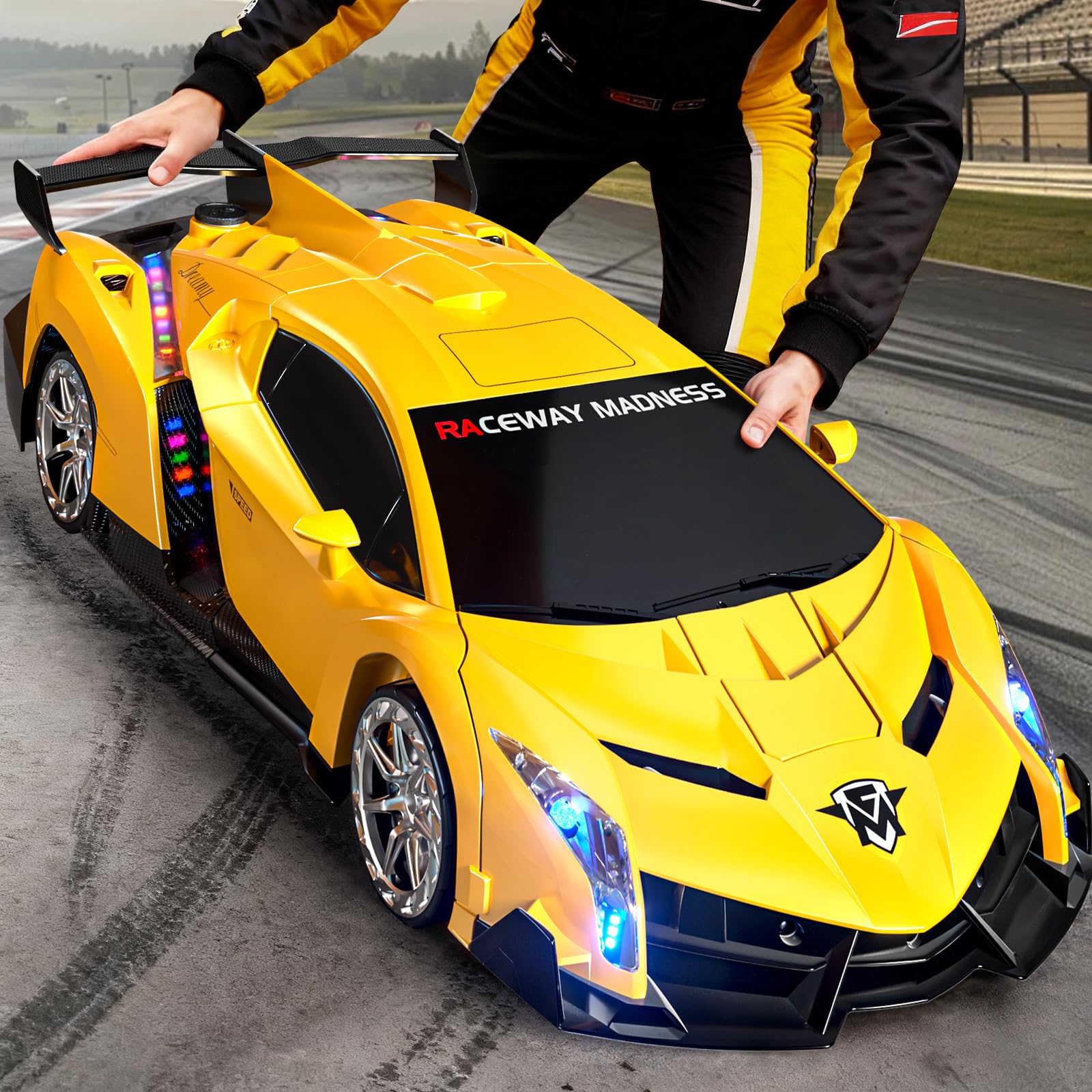 1:10 Big Size Transform RC Car, Remote Control Car with 2.4GHz