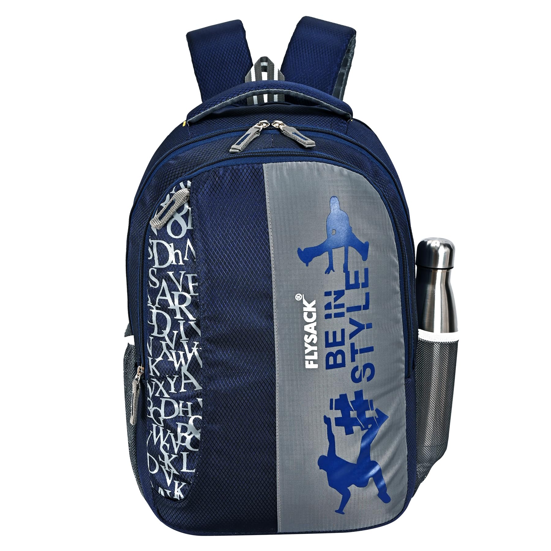flysack Large 40L For Unisex school college laptop travel backpack office bag with 3 compartments-picture-21