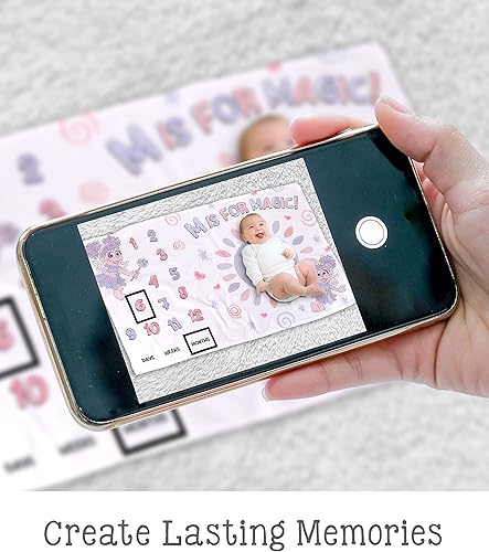 Miniatura 4 de LOGOVISION Sesame Street Abby - Manta para bebé, 36 x 58 pulgadas, Abby M es para magia, unisex para bebé niño y niña