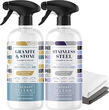 Therapy Granite & Stainless Steel Cleaner Bundle