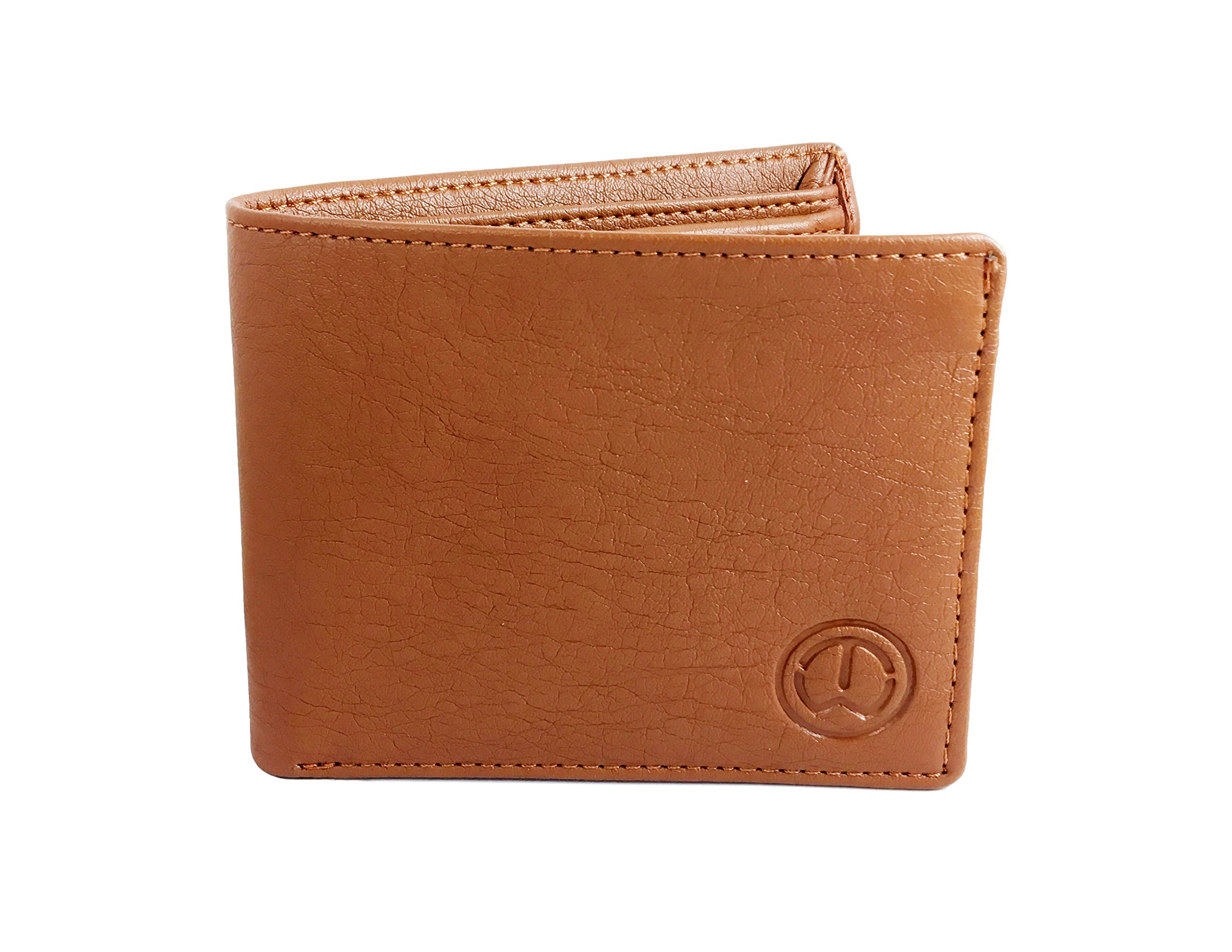 TnWMen's Artificial Leather Wallet(Tan), TAN, Free Size, Wallet