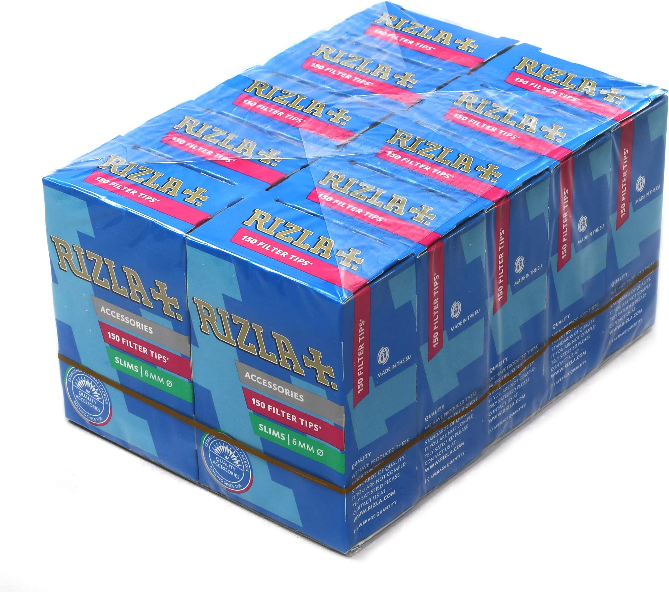 Tips 6MM Cigarette Rolling Tips X 150 New Pack (10)