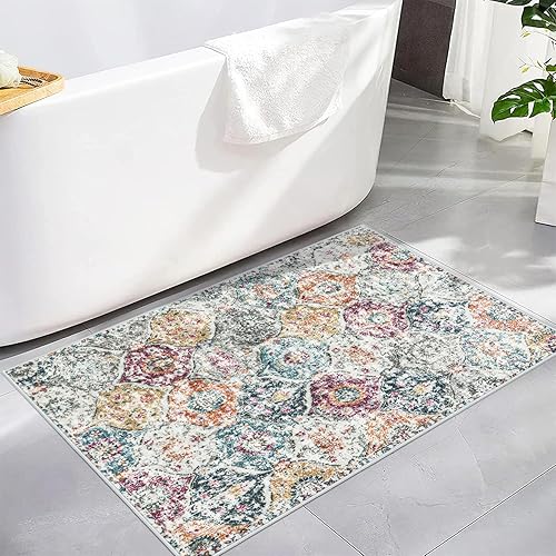 Vista 26 de Lahome - Alfombra de marroquí tejida, alfombra para cocina, pasillo, antideslizante, pasillo para entrada, pasillo de lavadero, dormitorio, 274 x