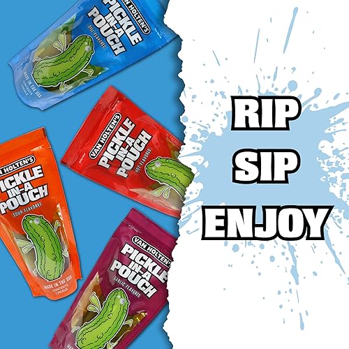 Miniatura 4 de Van Holten's Pickles - Variedad de muestras de Pickle-In-A-Pouch - Paquete de 8