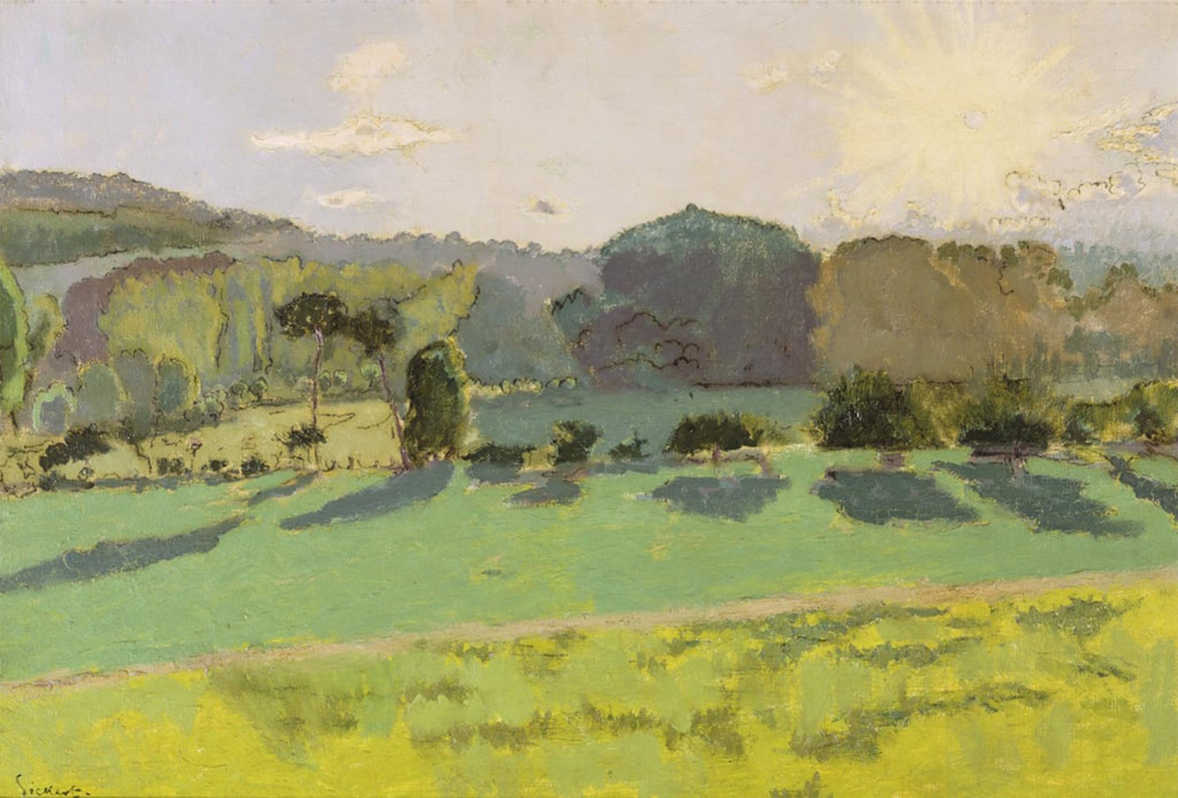 POSTERIIk Vintage Art Print Images Pictures Print the Happy Valley by Walter Richard Sickert Modern Colour Posters for Office Home Decor 60x90cm
