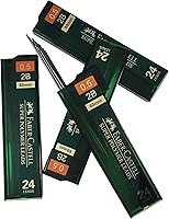 Vista 5 de Faber-Castell 0.5mm 2B Mechanical Pencil Refills (96 Leads, 4 Tubes of 24 Leads Each)