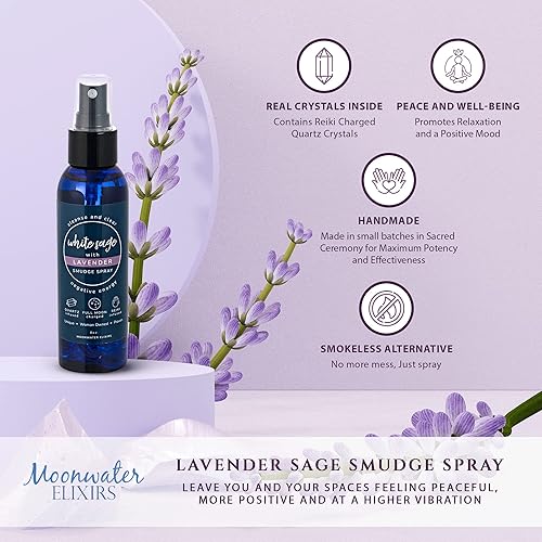 Miniatura 10 de 2 aerosoles grandes de salvia blanca para manchas, spray de salvia para limpiar la energía negativa, spray limpiador de manchas para energía