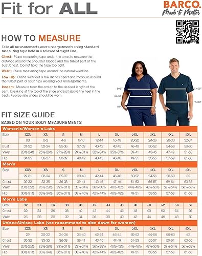 Miniatura 6 de BARCO Grey's Anatomy Scrubs Signature - Abrigo de laboratorio Eve para mujer, abrigo de laboratorio profesional de manga larga de 34 pulgadas