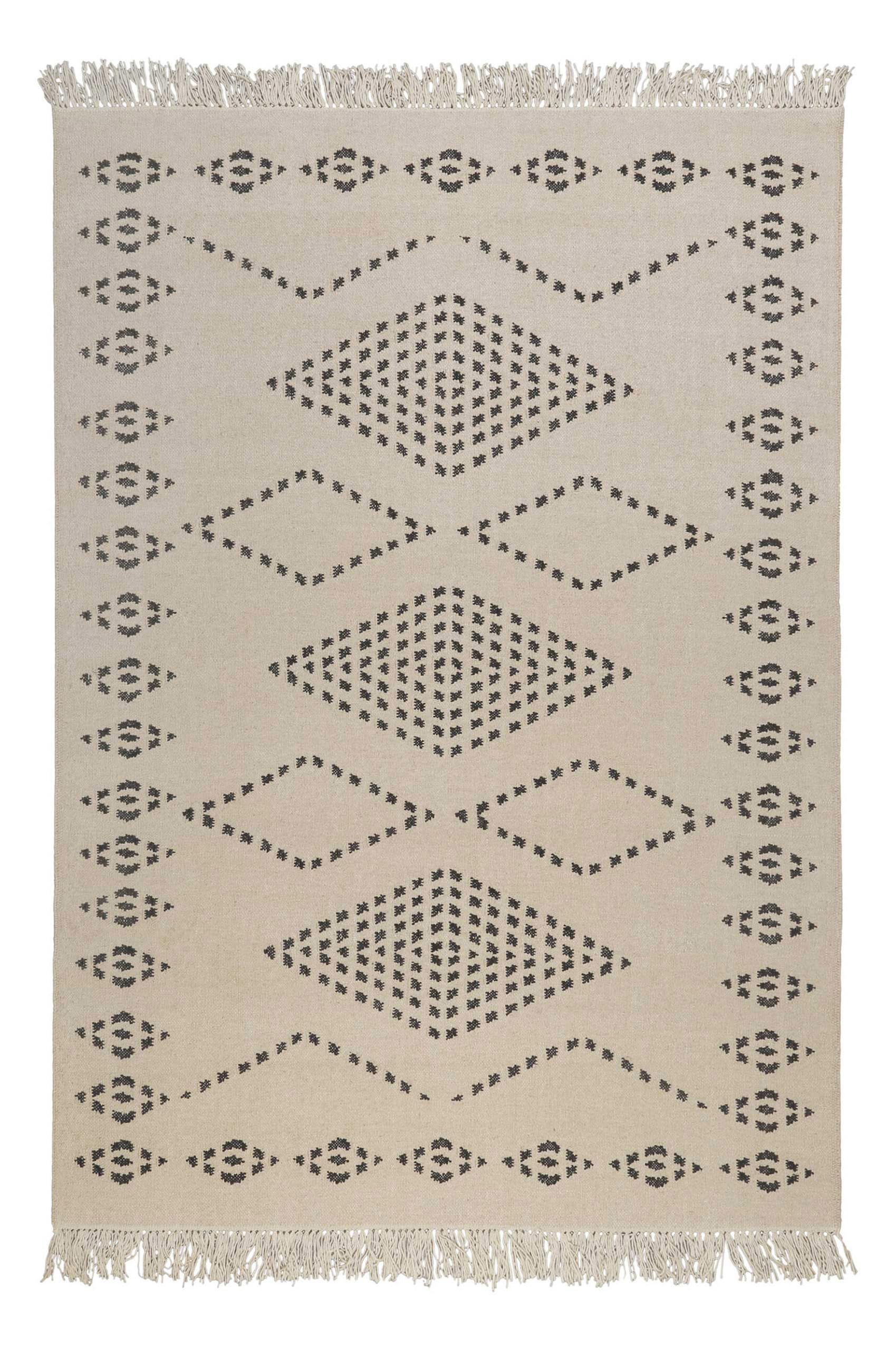 Belmont handgewebter Handweb-Teppich, 200 x 290 cm, beige