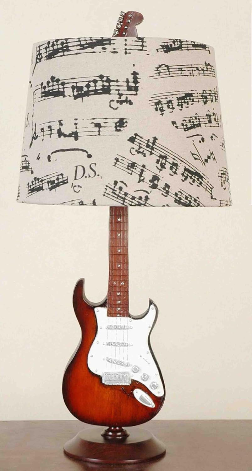 Exclusive Discount 70% Price Creative Motion Guitar Desk Lamp, 24.5-Inch