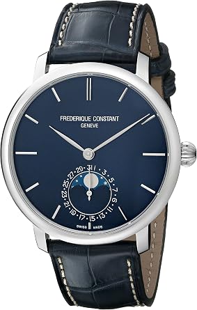 Frederique Constant Mens FC705N4S6 Slim Line Stainless Steel Watch