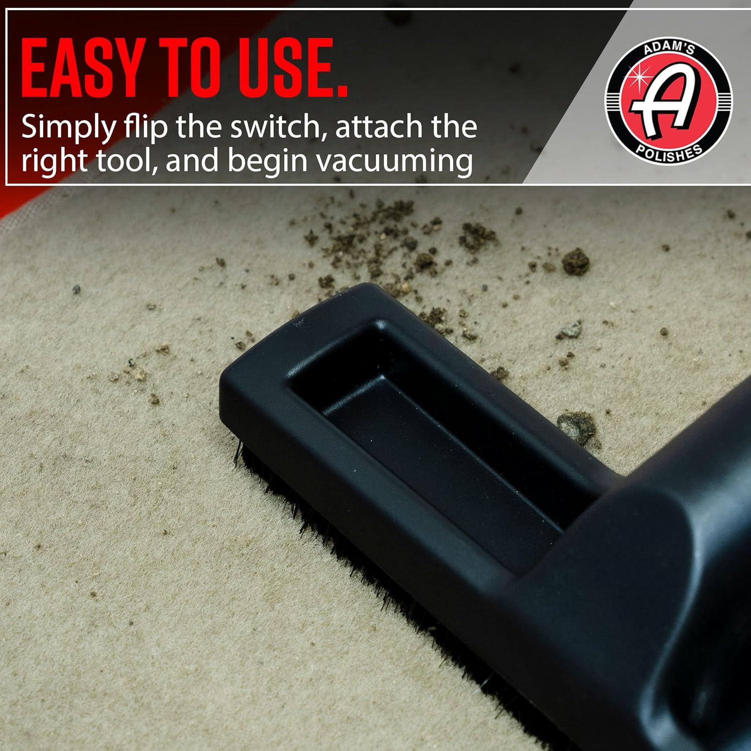 Adam's Polishes Wall Mounted Vacuum - Premium Car Detailing Vacuum for Garage or Shop | Powerful Suction Heavy Duty Detailing