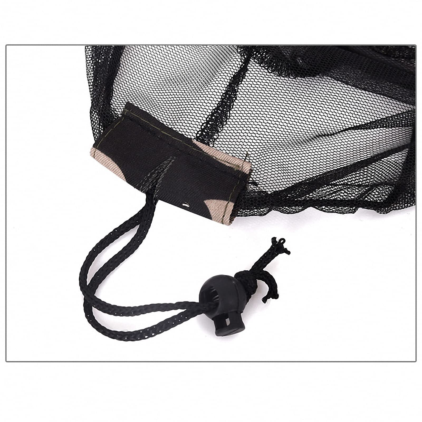 Camping-Mückennetz-Hut, Kopfnetzhut Sun Ion Fishing Bucket Cap Mesh Imkereischleier