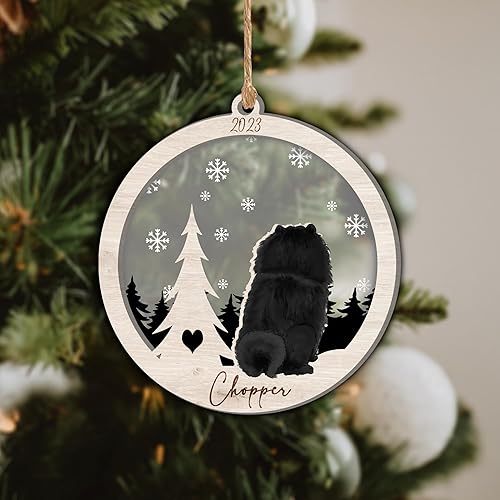 Miniatura 2 de Nazenti Adorno de Navidad conmemorativo personalizado, adornos de Navidad conmemorativos personalizados, adorno conmemorativo para perros, regalo de