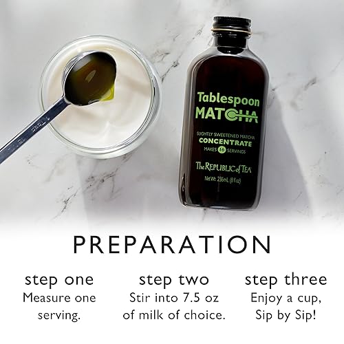 Miniatura 7 de The Republic of Tea Cucharada concentrado matcha, té verde japonés, 8 onzas hace 16 porciones