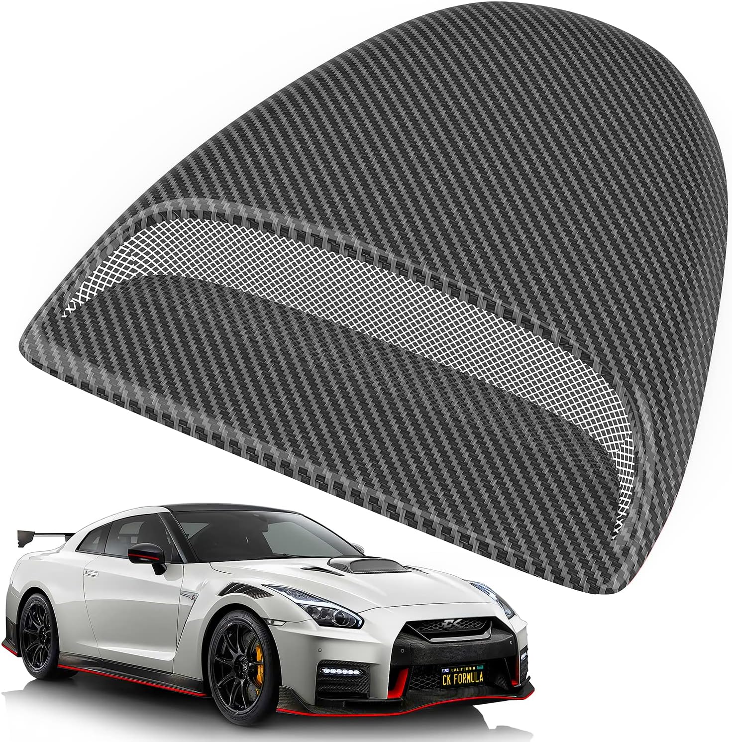 CK Formula Carbon Fiber Hood Scoop Front Car Hood Vent