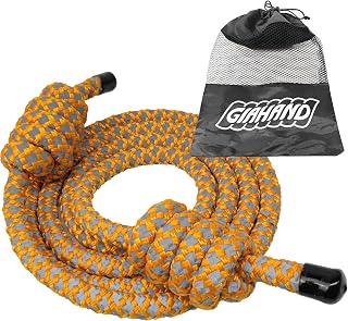Heavy Weighted Jump Rope for Men and Women, Professional Flow Rope for Fitness, CrossFit, HIIT, Boxing, Night Glow Workout Rope, Adjustable Gym and Indoor Outdoor Exercise