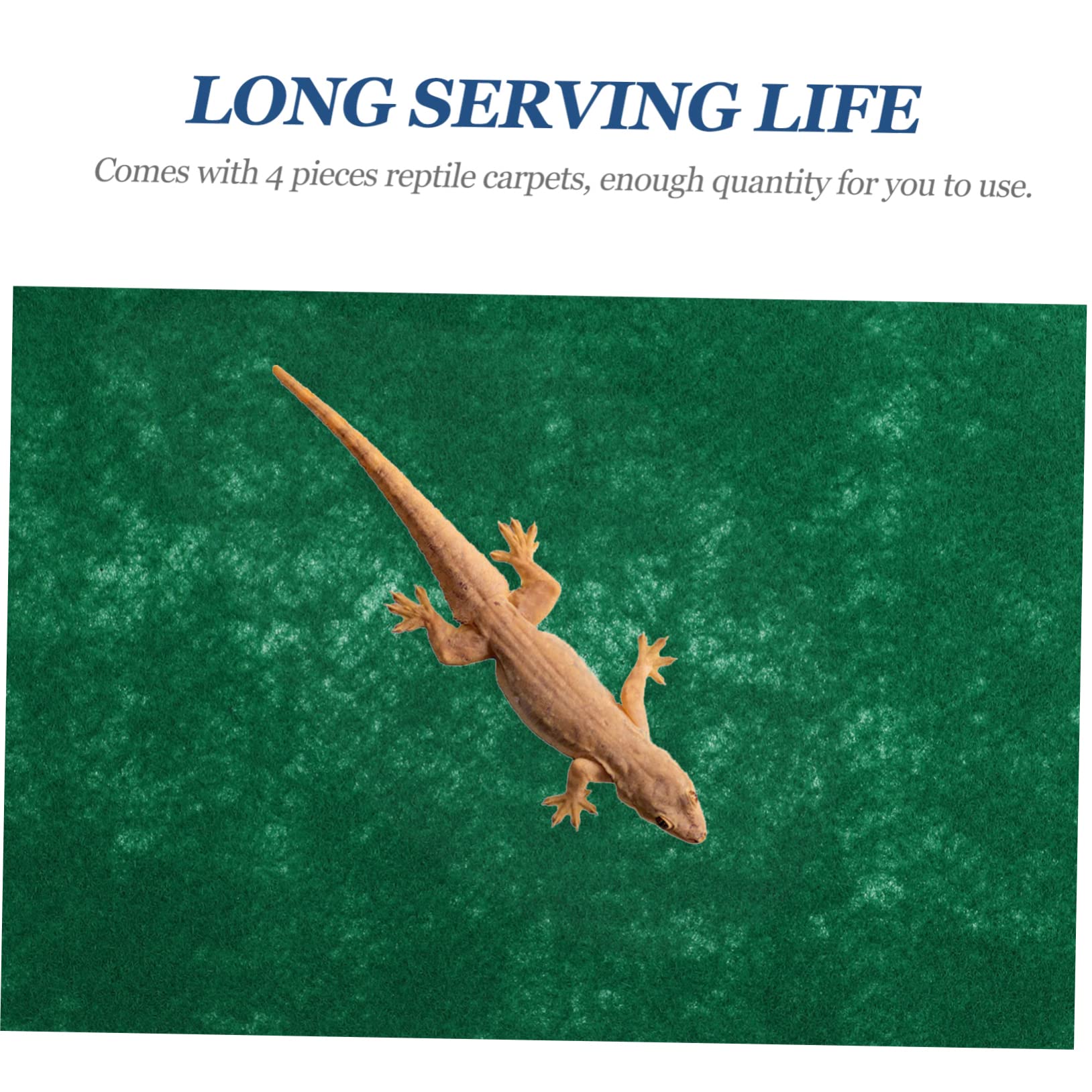 8piezas Alfombra para Terrario De Reptiles Paquete De y Absorbente para Geckos y Serpientes Color Gris