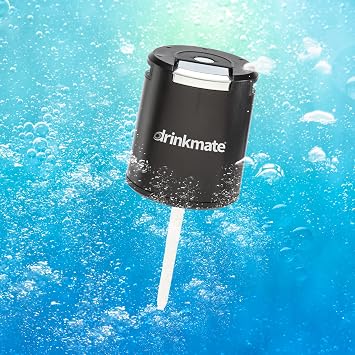 Drinkmate Replacement Fizz Infuser - Compatible with OmniFizz, LUX, and Spritzer (Matte Black)