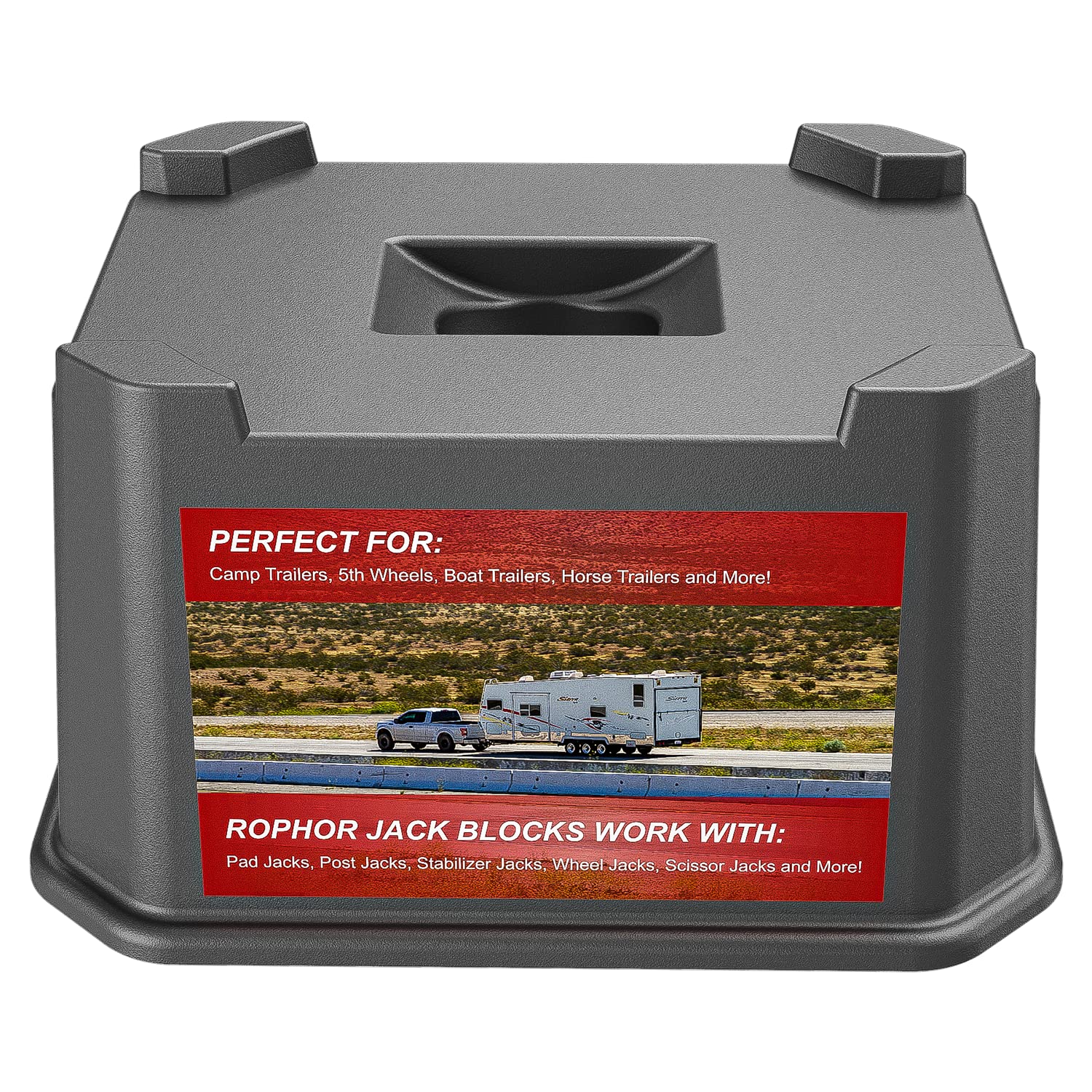 Buy Rophor Trailer Jack Block, New Version RV Camper Blocks for Travel