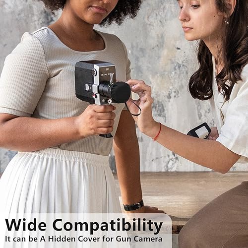 Miniatura 7 de Fundas de privacidad para lente de cámara web compatibles con Logitech HD C270, C310, C505, C920, C922, C922x, paquete de 2 fundas de tela para la