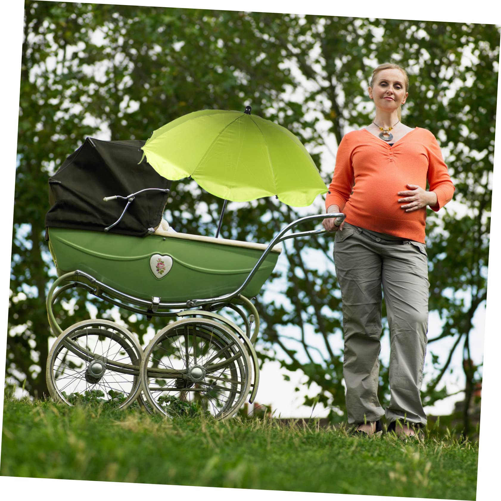 ibasenice 2 Piezas paraguas de cochecito sombrilla cochecito bebe accesorios carrito bebe paraguas para cochecito kid umbrella carro cochecito de viaje paraguas con clip para cochecito paño