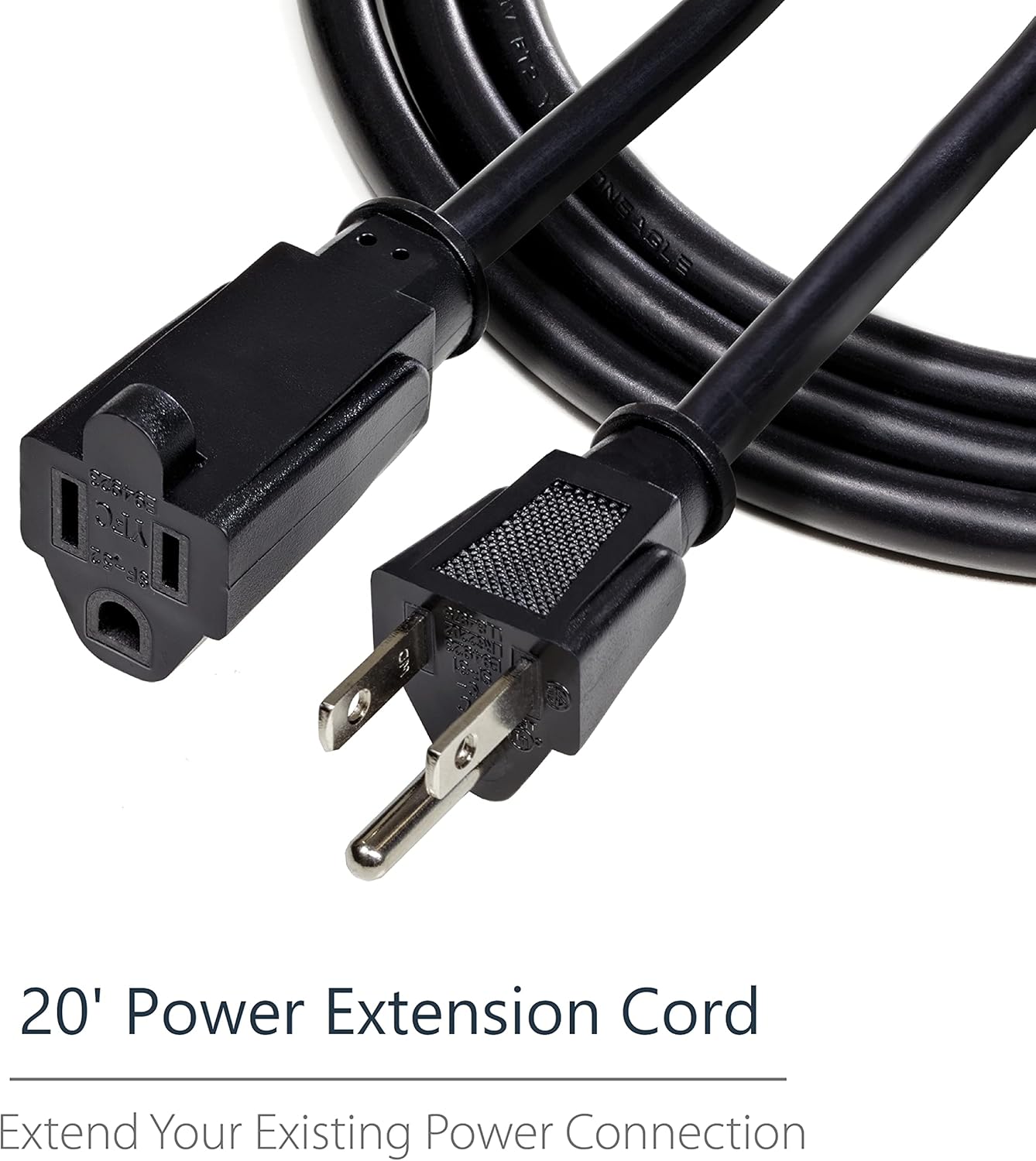 Cheapest 🛒 StarTech.com 20ft Power Cord Extension Cable (NEMA 5-15R to NEMA 5-15P) -Long & Heavy Duty 16 AWG AC Power Cable - 125V, 13A (PAC10120) Best Deal 🛒 StarTech.com 20ft Power Cord Extension Cable (NEMA 5-15R to NEMA 5-15P) -Long & Heavy Duty 16 AWG AC Power Cable - 125V, 13A (PAC10120)