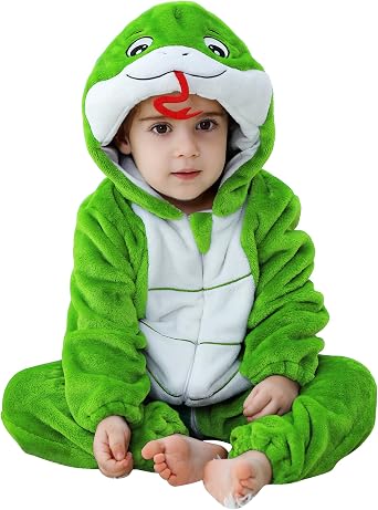 Baby Animal Cosplay Costume Toddler Infant Romper Cartoon Jumpsuit Flannel Halloween Outfits