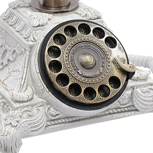 Miniatura 7 de Teléfono de estilo antiguo vintage, teléfono de escritorio con cable, teléfono retro, rotativo, antiguo, con cable, escritorio, oficina en casa,