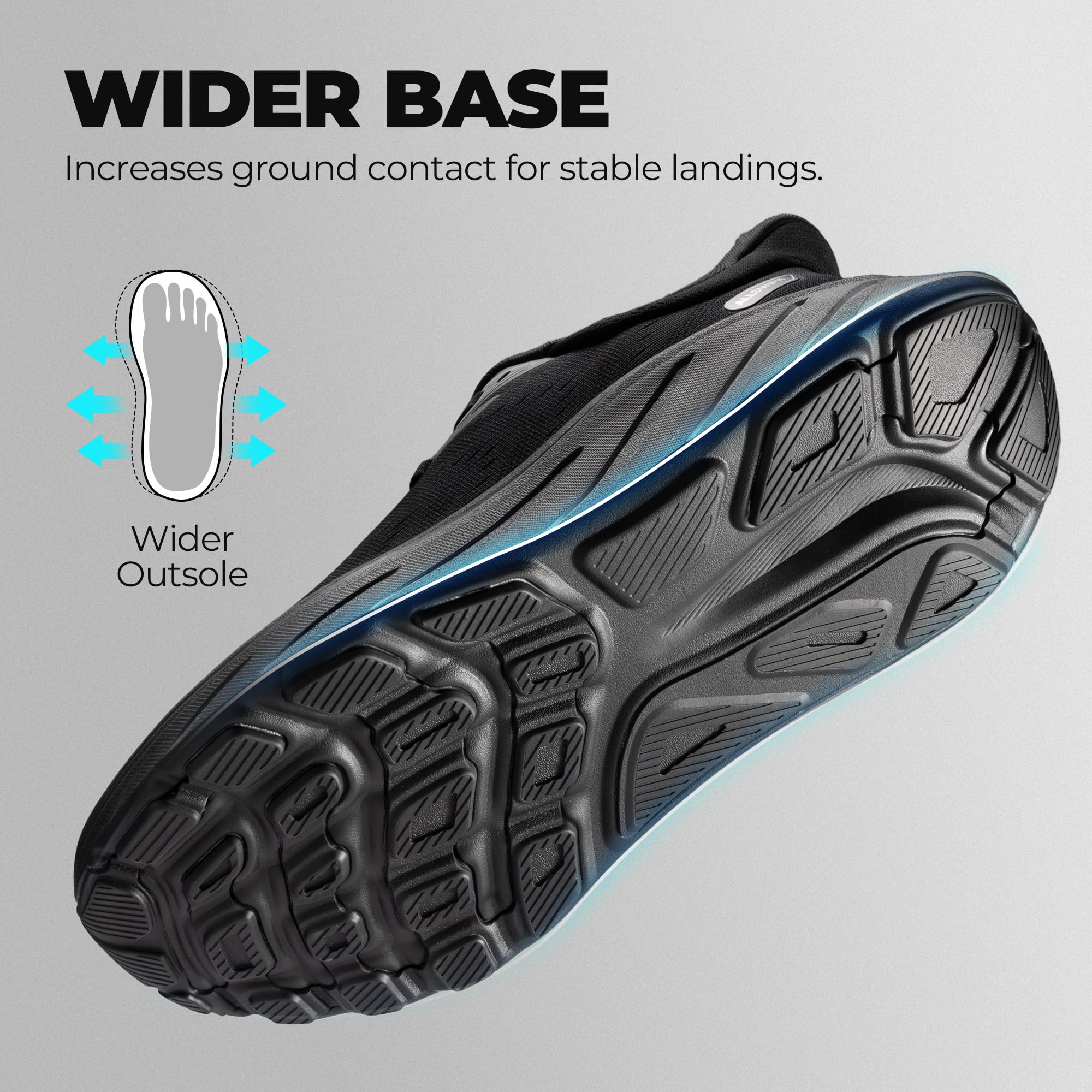 ALLSWIFIT Herren Slip-On Stabilitäts-Walking