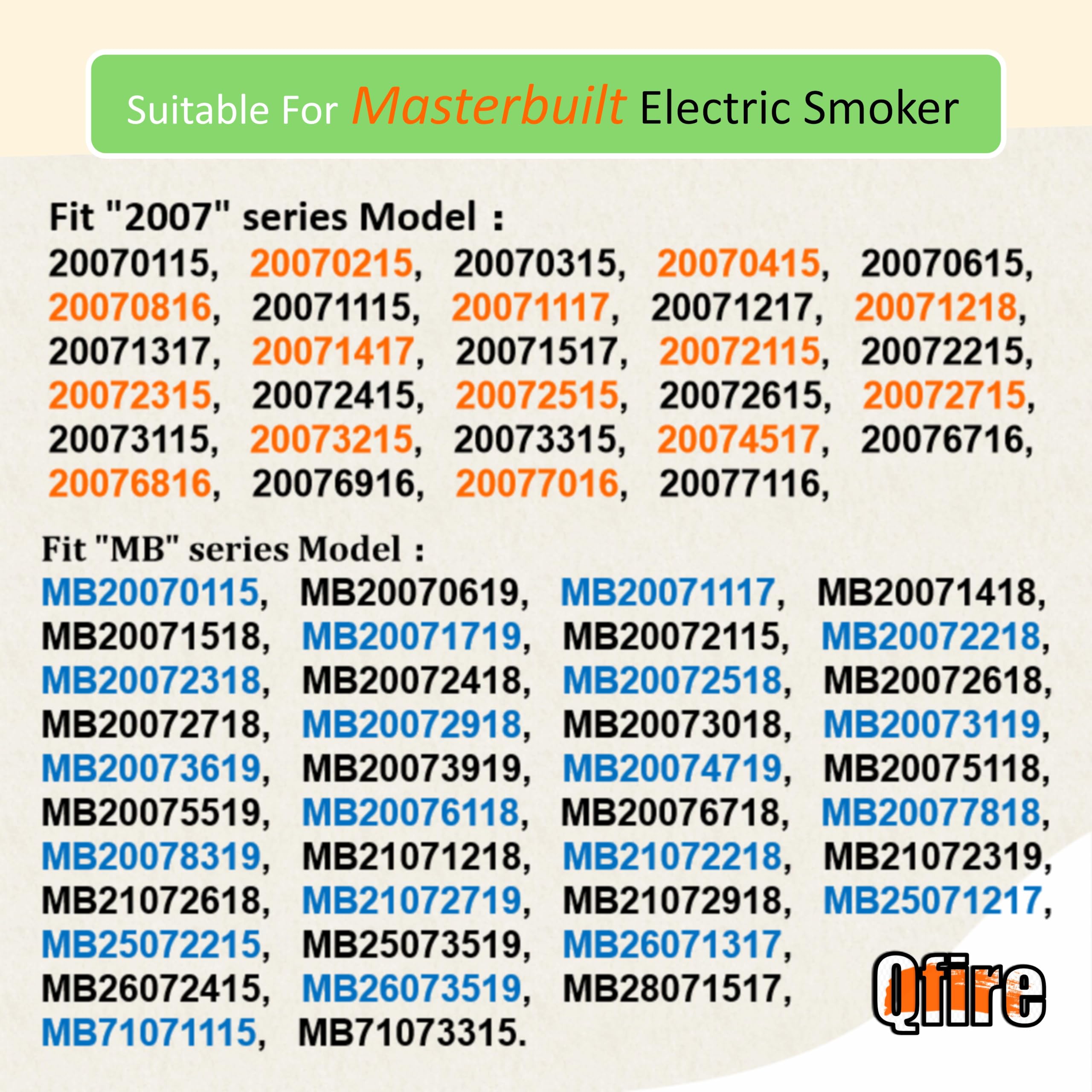 Bandeja de repuesto para virutas de madera-9007140023 compatible con ahumador eléctrico digital Masterbuilt de 30 pulgadas y 40 pulgadas, para piezas de ahumador eléctrico Masterbuilt 4