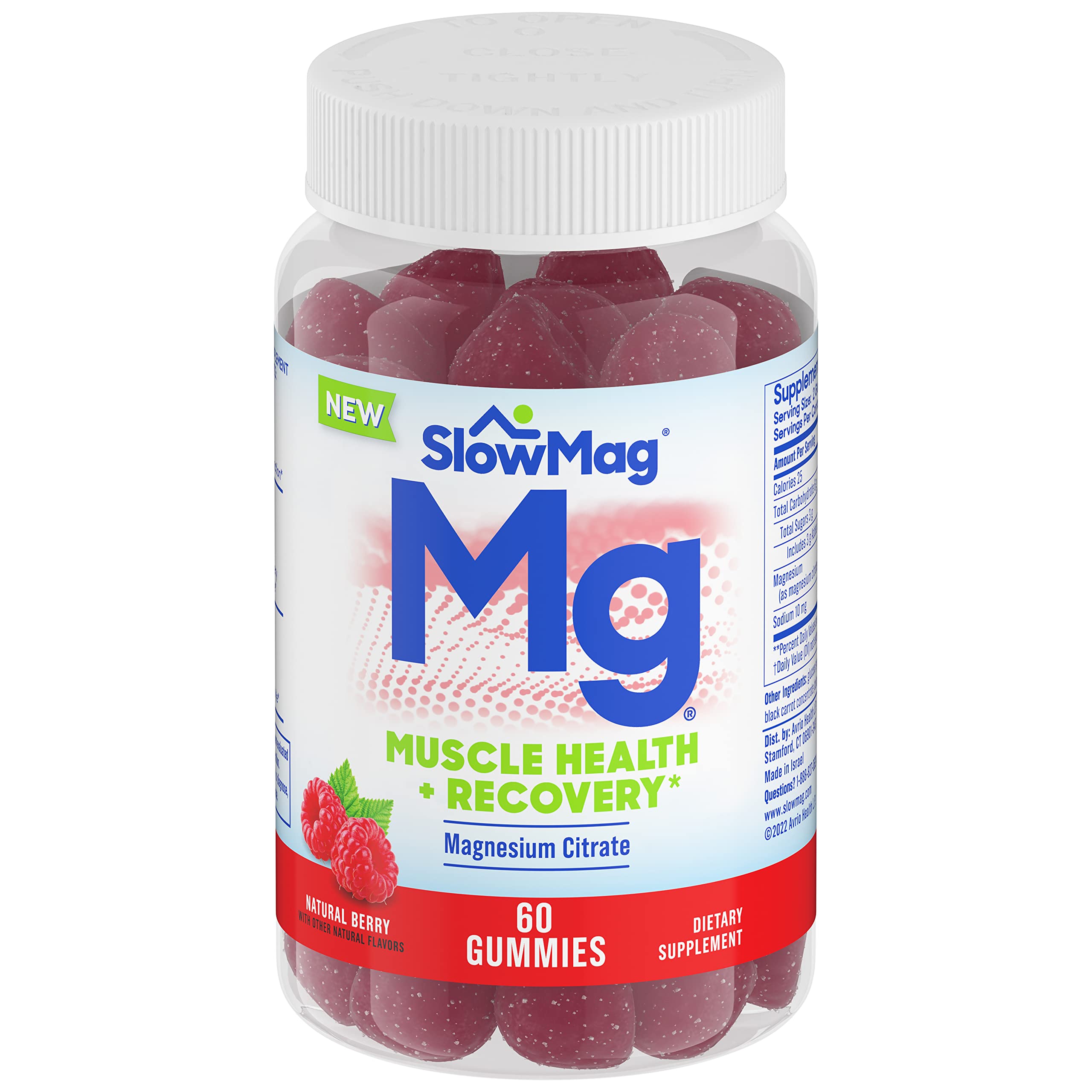 Buy SlowMag Mg Muscle Health + Recovery Gummies, Magnesium Citrate in