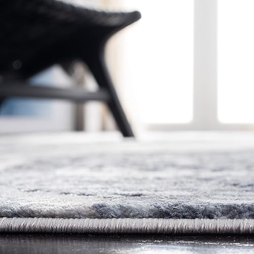 Miniatura 10 de SAFAVIEH Craft Collection - Alfombra de área de 5.3 x 7.6 pies, gris claro y gris, diseño abstracto moderno, no desprende pelusa y de fácil cuidado