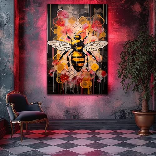 Miniatura 330 de ANRUOXI Graffiti - Lienzo decorativo para pared, diseño abstracto retro, pintura urbana moderna, póster de decoración de pared de zapatos para